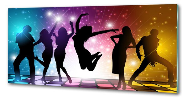 Sticlă printata bucătărie Discotecă
