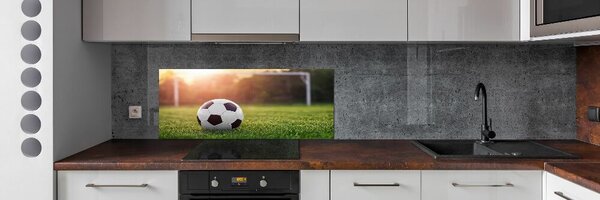 Panou sticlă decorativa bucătărie Fotbal