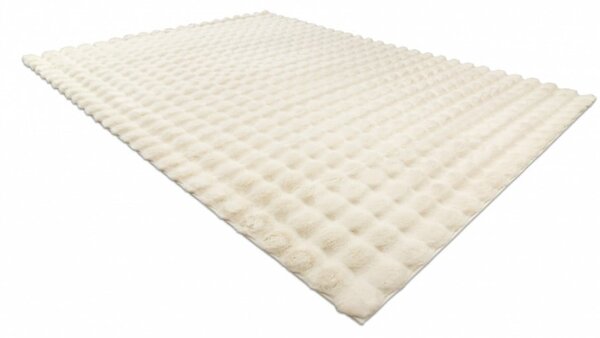 Model Blana Iepure Lop 050, Covor Living Dormitor, Efect 3D, Crem 60 x 100