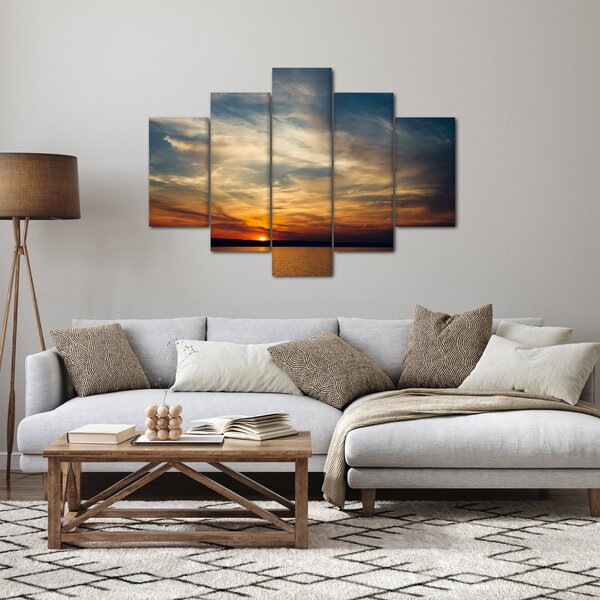 Tablou cu apus de soare (150x105 cm)