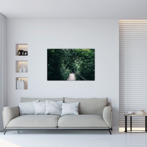 Tablou - Drumul prin pădure (90x60 cm)
