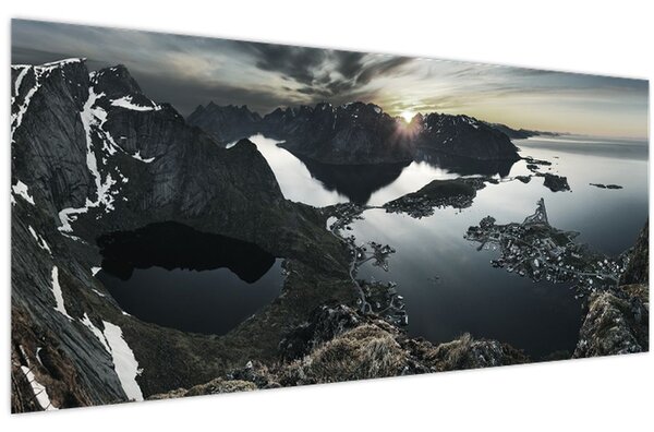Tablou - Munții norvegieni (120x50 cm)