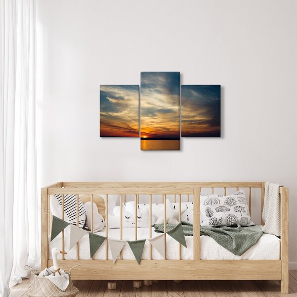 Tablou cu apus de soare (90x60 cm)