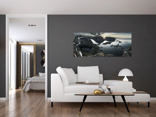Tablou - Munții norvegieni (120x50 cm)