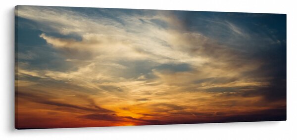 Tablou cu apus de soare (120x50 cm)
