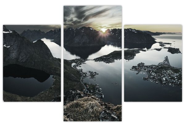 Tablou - Munții norvegieni (90x60 cm)