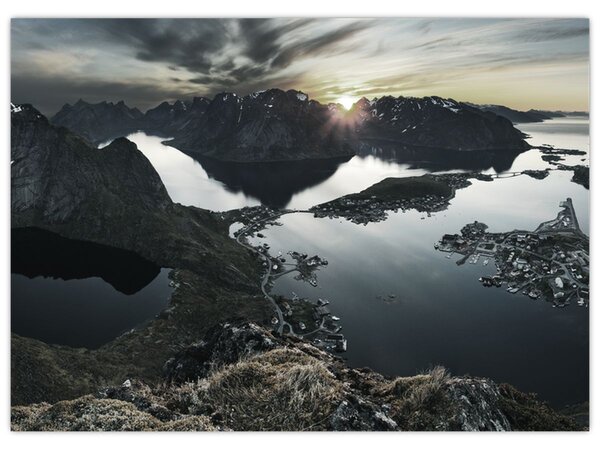 Tablou - Munții norvegieni (70x50 cm)