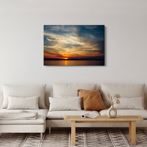Tablou cu apus de soare (90x60 cm)