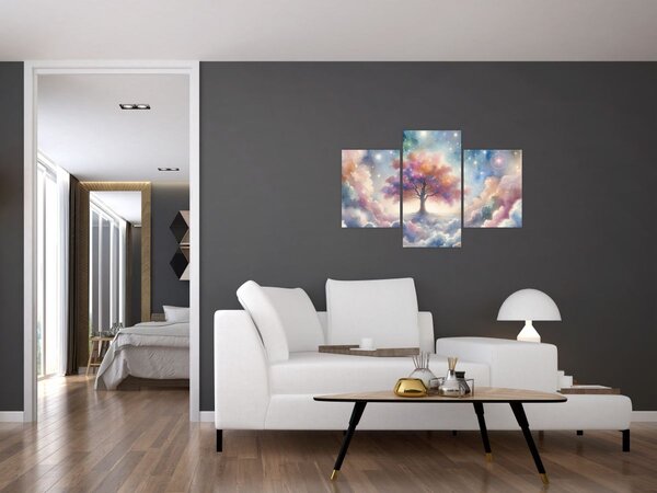 Tablou – Arborele vieții printre nori (90x60 cm)