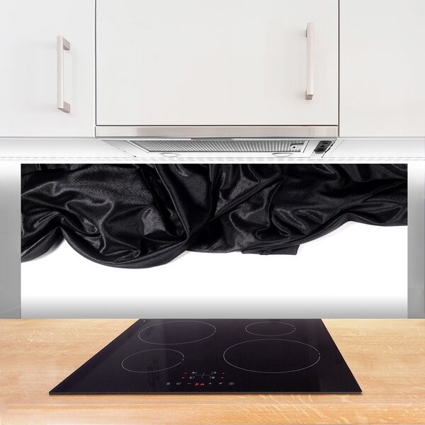 Panou sticla bucatarie Cashmere Art Negru Alb