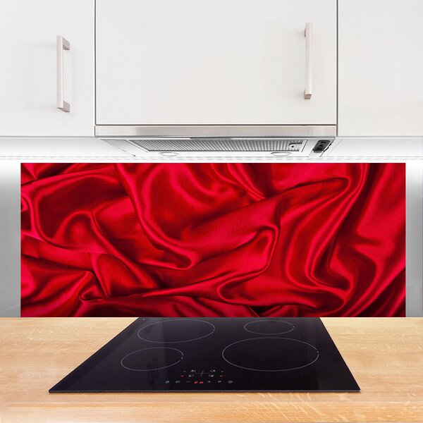 Panou sticla bucatarie Cashmere Art Red