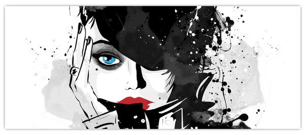 Tablou - Femeia misterioasă (120x50 cm)