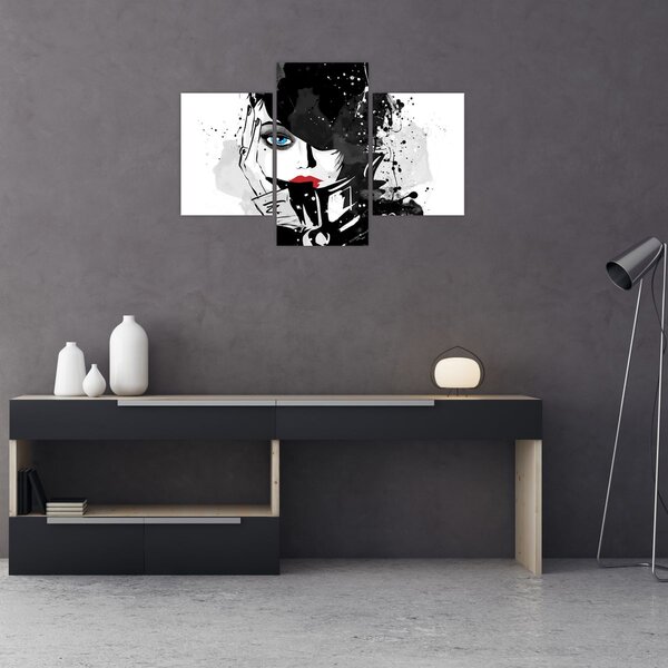 Tablou - Femeia misterioasă (90x60 cm)