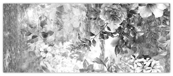 Tablou - Grădină romantică (120x50 cm)