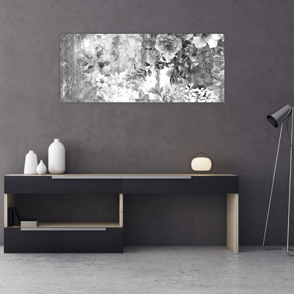 Tablou - Grădină romantică (120x50 cm)