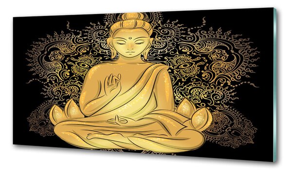 Panou perete bucătărie sitting buddha