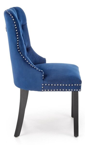 Scaun Houston 1267, Albastru inchis, 100x54x60cm, 10 kg, Lemn: Cauciuc