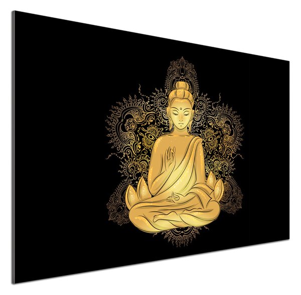 Panou perete bucătărie sitting buddha