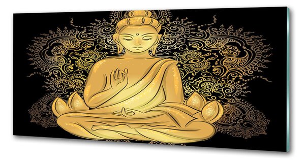Panou perete bucătărie sitting buddha