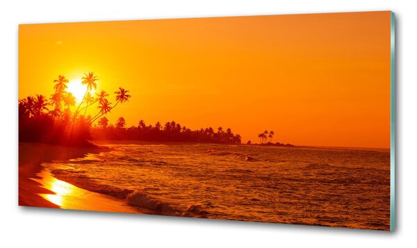 Panou sticla securizata bucatarie Sunset Beach