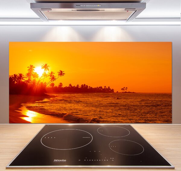 Panou sticla securizata bucatarie Sunset Beach