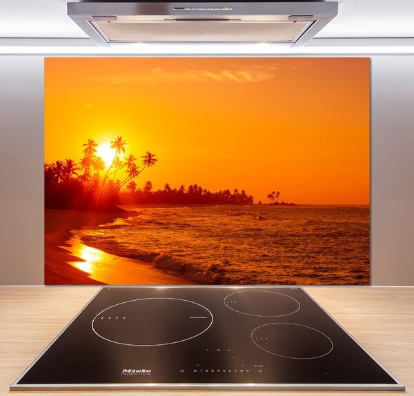 Panou sticla securizata bucatarie Sunset Beach