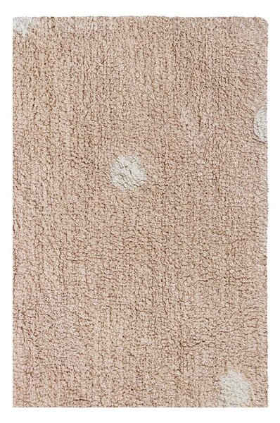 Covor pentru copii roz deschis lavabil/țesut manual din bumbac 100x150 cm Mini Dot Rose – Lorena Canals