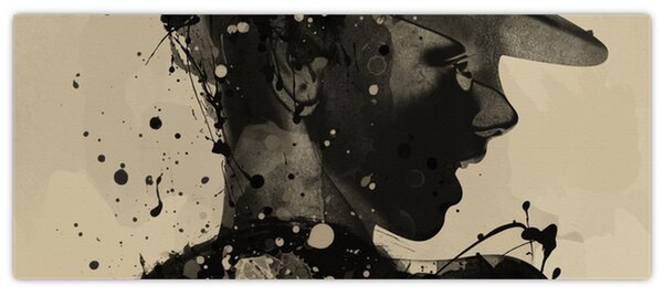 Tablou - Femeie de jazz (120x50 cm)