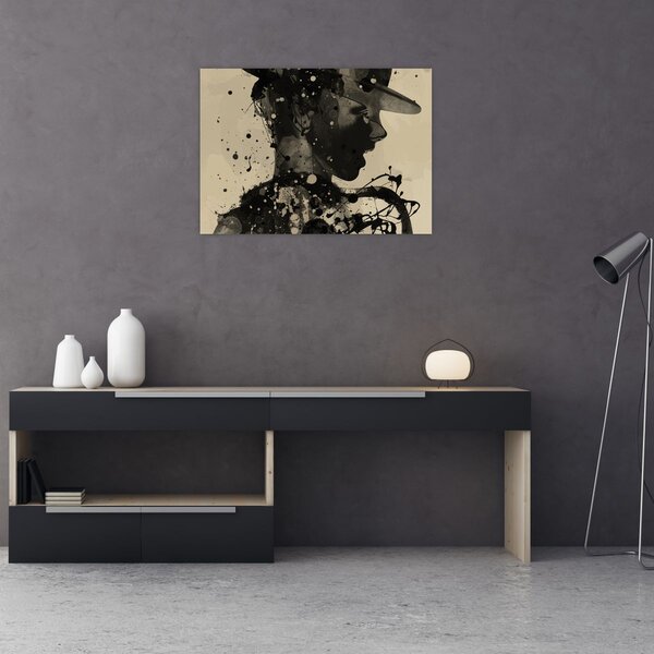 Tablou - Femeie de jazz (70x50 cm)