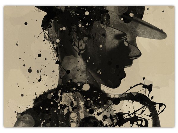 Tablou - Femeie de jazz (70x50 cm)