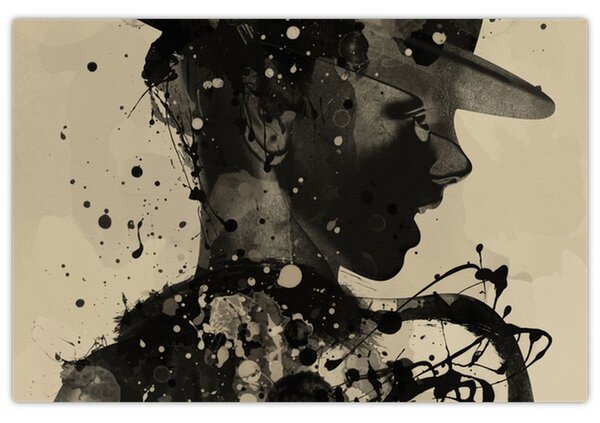 Tablou - Femeie de jazz (90x60 cm)