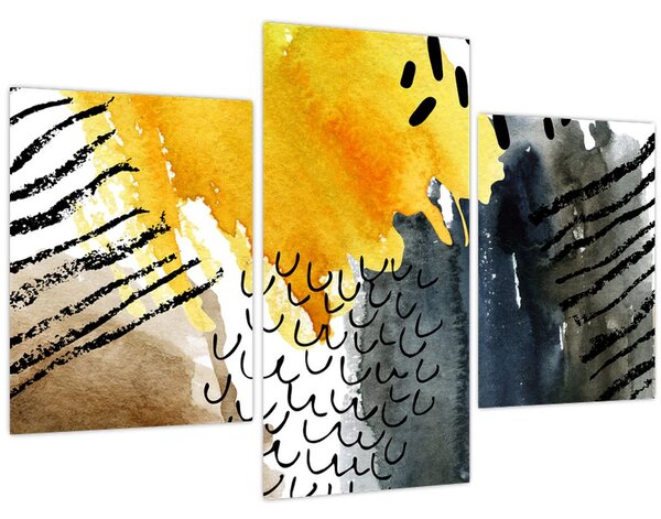 Tablou - Acuarelă abstractă (90x60 cm)
