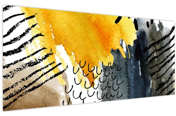 Tablou - Acuarelă abstractă (120x50 cm)