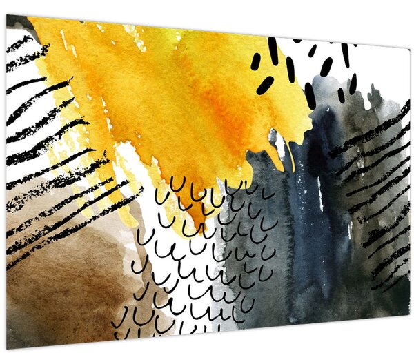 Tablou - Acuarelă abstractă (90x60 cm)