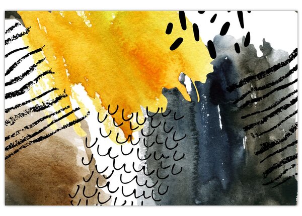 Tablou - Acuarelă abstractă (90x60 cm)