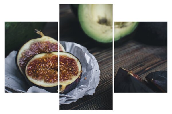 Tablou cu fistic și avocado (90x60 cm)