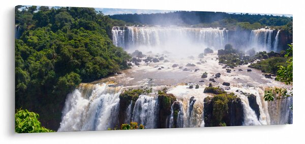 Tablou cu cascadele Iguass (120x50 cm)