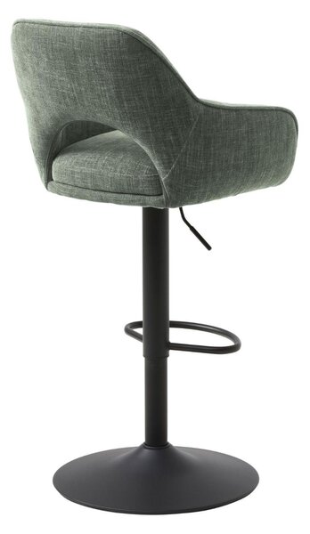Scaun de bar pivotant Cowley, verde