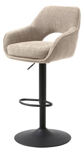 Scaun de bar pivotant Cowley, bej