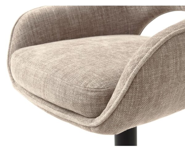 Scaun de bar pivotant Cowley, bej