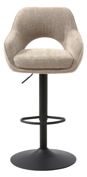 Scaun de bar pivotant Cowley, bej