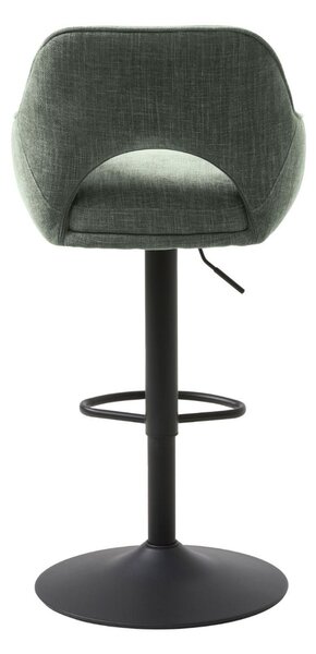 Scaun de bar pivotant Cowley, verde