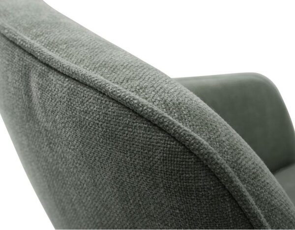 Scaun de dining pivotant Cowley, verde