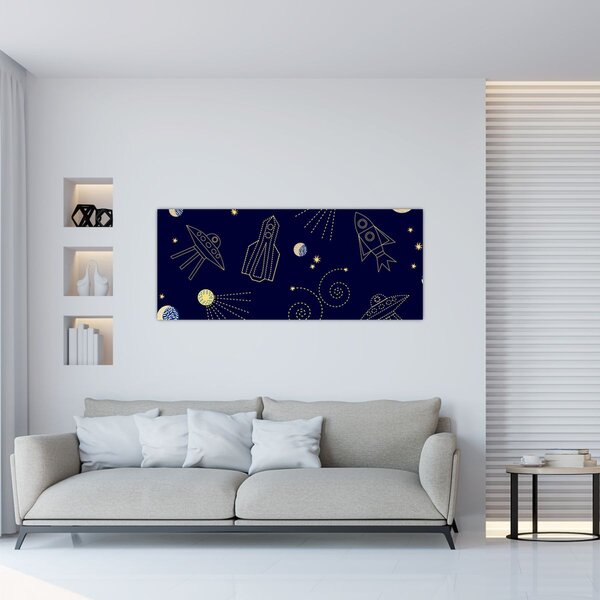 Tablou - Universul (120x50 cm)