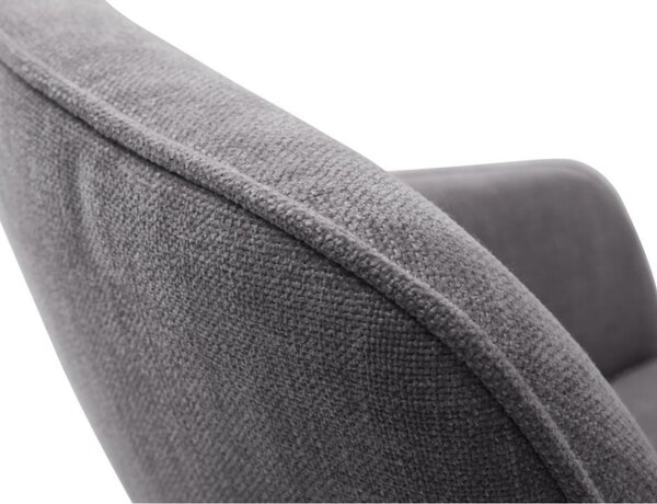 Scaun de dining pivotant Cowley, gri