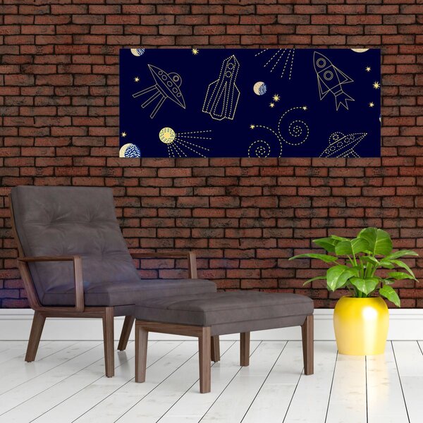 Tablou - Universul (120x50 cm)