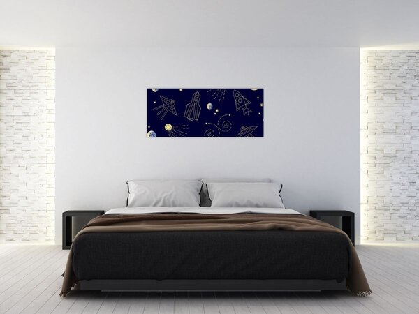 Tablou - Universul (120x50 cm)