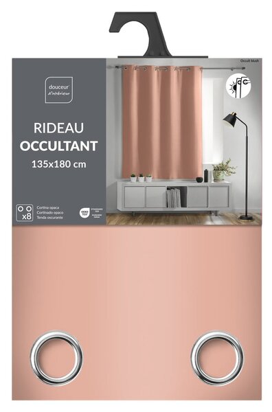 Draperie roz blackout 135x180 cm Occult – douceur d'intérieur
