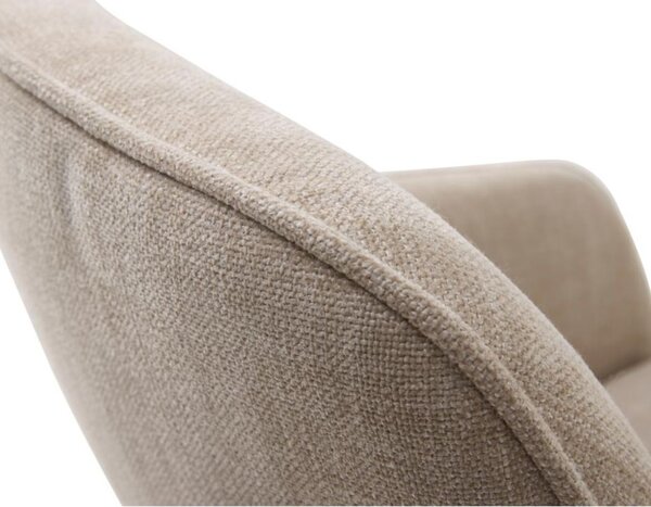 Scaun de dining pivotant Cowley, bej