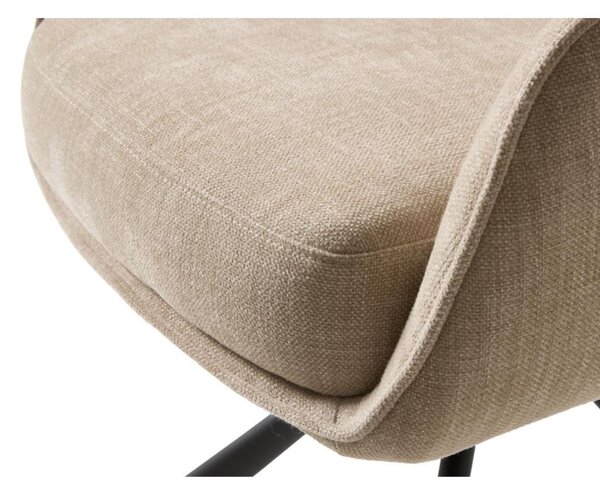 Scaun de dining pivotant Cowley, bej